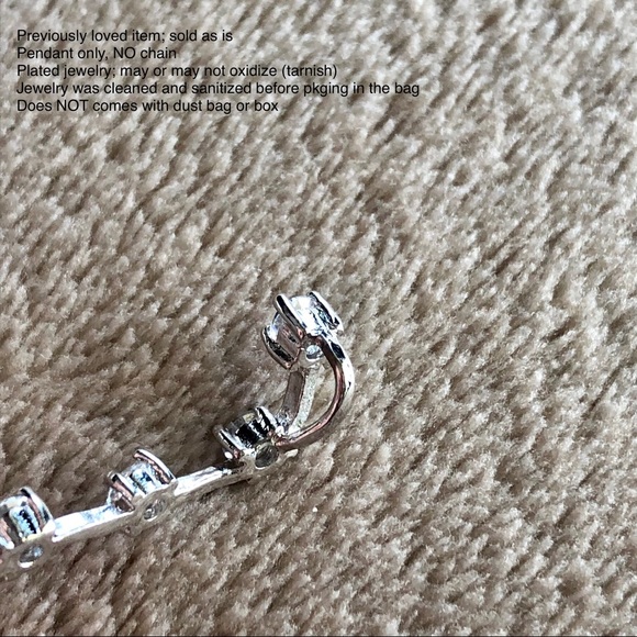✨2/$15✨ Pendant: Pendant with Orange & Clear Stones, 4 cm 🛍 Bundle Me! - Picture 5 of 13